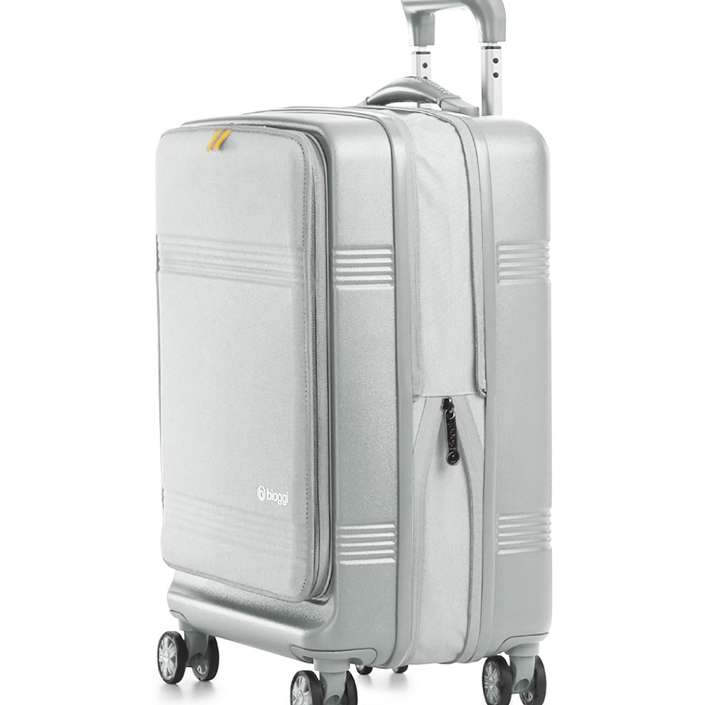 Biaggi Runway Hardside Hybrid 22" Carry On Luggage With TSA Lock - Picture 2 of 8